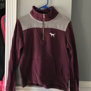 VS Pink Maroon Sweatshirt